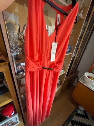 Vestido naranja fiesta/graduación nuevo