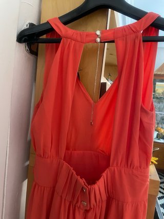 Vestido naranja fiesta/graduación nuevo
