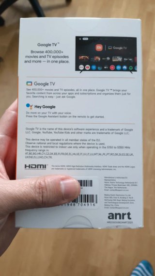 Xiaomi TV Box S 3rd Gen 4K Ultra-HD precintado 32G