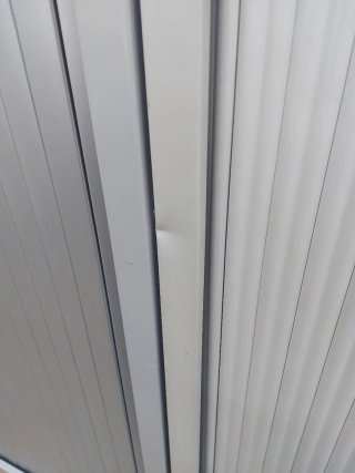 Armario oficina metálico gris
