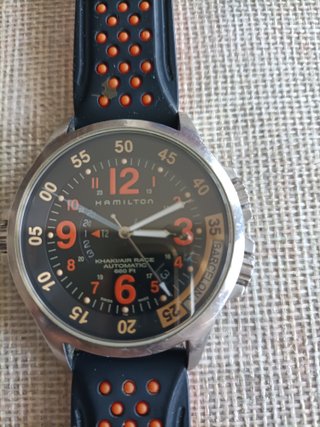 Reloj Hamilton H776650 Acero Zafiro Naranja