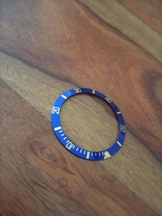Bisel Rolex Submariner Azul