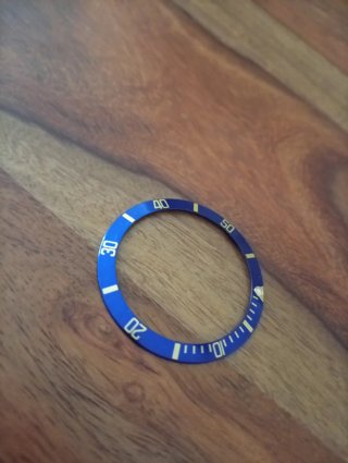 Bisel Rolex Submariner Azul