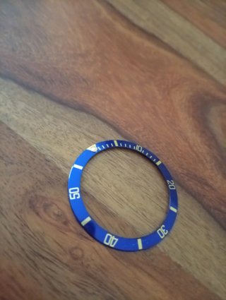 Bisel Rolex Submariner Azul