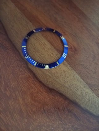 Bisel Rolex Submariner Azul