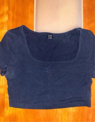 Top blanco SHEIN escote cuadrado