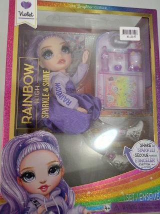 Muñeca Rainbow High Violet Sparkle & Shine