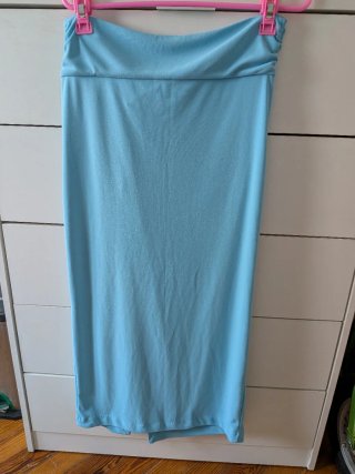 Falda Zara Talla L Azul Turquesa