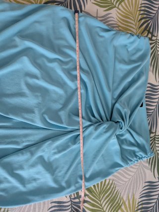 Falda Zara Talla L Azul Turquesa