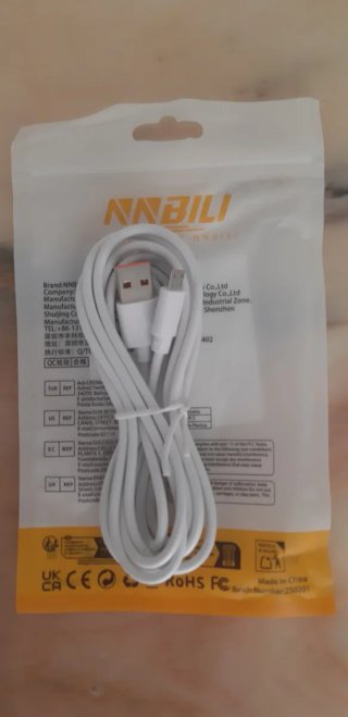 Cable Cargador NNBILI Micro USB  2 metros
