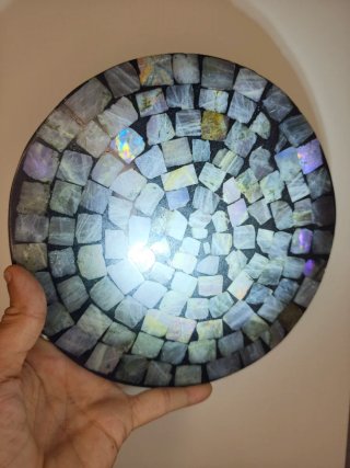 Plato Decorativo Labradorita