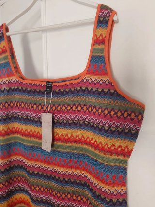 Vestido estampado multicolor