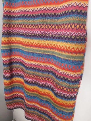 Vestido estampado multicolor