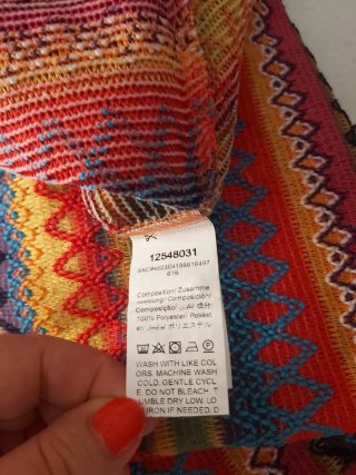 Vestido estampado multicolor