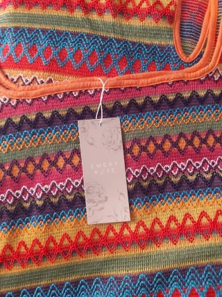 Vestido estampado multicolor