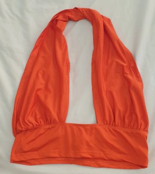 Top naranja talla M