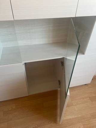Mueble de salón moderno blanco