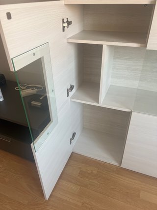 Mueble de salón moderno blanco