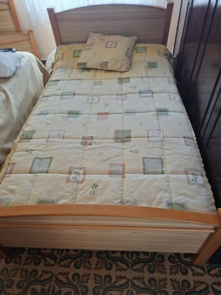 Juego de 2 camas gemelas de madera