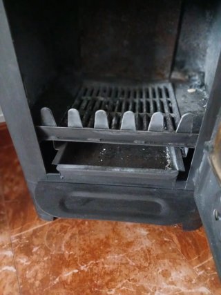 Estufa leña horno superior