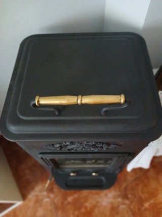 Estufa leña horno superior