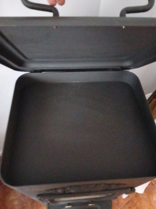 Estufa leña horno superior