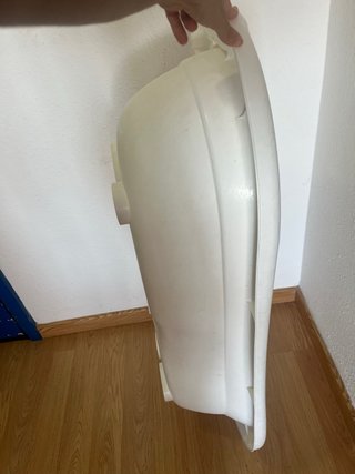 Bañera gemelar para dos bebés con desagüe