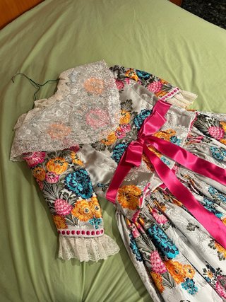 Traje de Fallera Siglo XVIII Multicolor