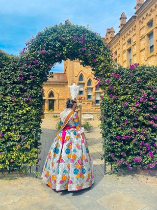 Traje de Fallera Siglo XVIII Multicolor
