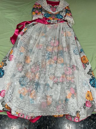 Traje de Fallera Siglo XVIII Multicolor