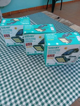 Lámpara Solar Exterior SODANY TS-2607 Lote de tres