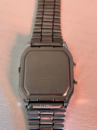 Reloj Casio AQ-230 Plata/Blanco