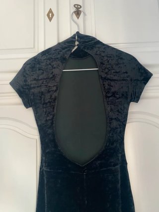 Vestido negro de Pianoforte di Max Mara