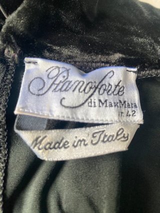 Vestido negro de Pianoforte di Max Mara