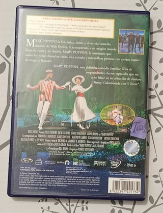 DVD Mary Poppins Película Familiar Español