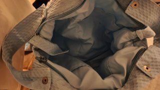 Bolso para carrito de bebé azul