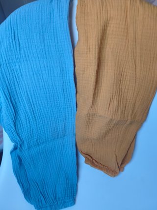 2 Pantalones Jogger Muselina Algodón T6