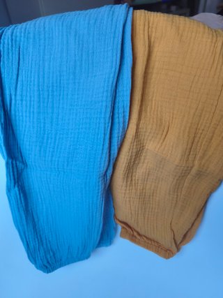 2 Pantalones Jogger Muselina Algodón T6