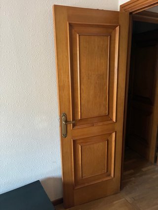 Puertas de madera maciza