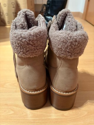 Botas Anna Field Beige Talla 42 Mujer