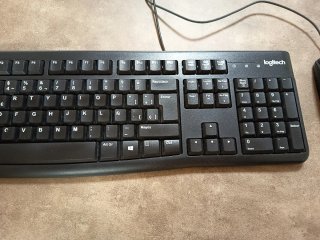 Teclado y Ratón Logitech Negro