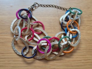 Conjunto Collar y Pulsera Multicolor