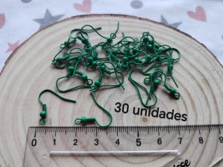 Lote ganchos y bases de pendientes abalorios