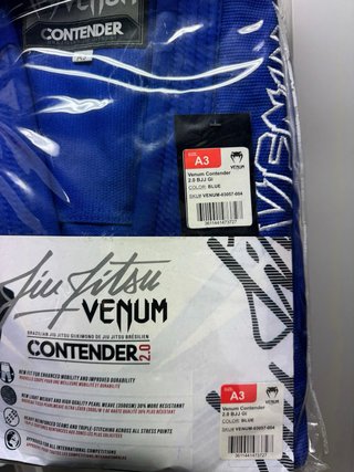 Kimono Venum BJJ Contender 2.0 Azul Talla A3