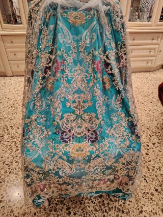 Traje de Fallera Turquesa