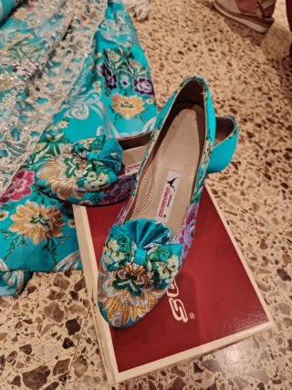 Traje de Fallera Turquesa