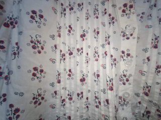 Blusa blanca floral talla 16
