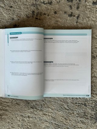 Història, 2 Batxillerat, Dual Quadern d'activitats