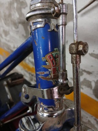 Bicicleta infantil varillas azul