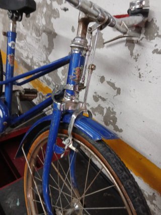 Bicicleta infantil varillas azul